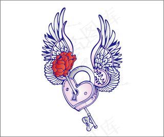 心锁矢量下载免费下载