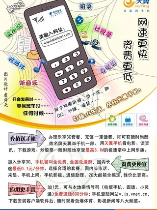 六合电信3g套餐扬子公司特惠版图片