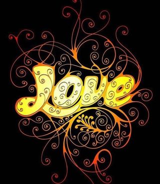 爱情流行字体设计矢量素材