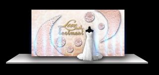 蓝色大气欧式婚礼展示区2