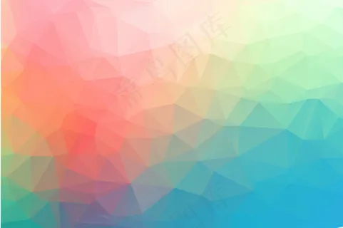 酷炫 晶格化 曲线抽象几何体海报背景