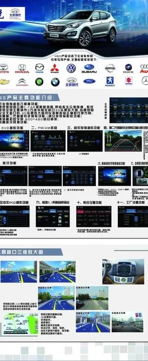 现代汽车x展架图片