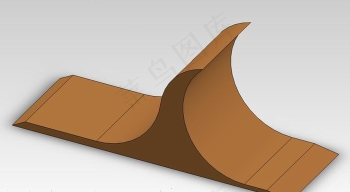 简单的2边的斜坡（弧的挑战）