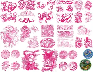 百余种龙纹设计