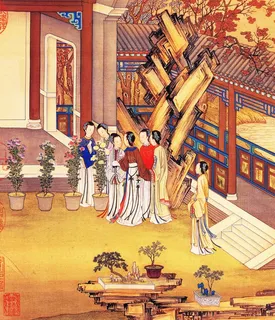 后宫人物聊天图