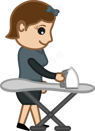 烫布局特征矢量插画