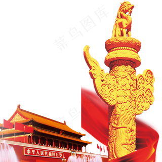 精品华表国柱PNG素材合辑 精品华表国柱PNG素材合辑
