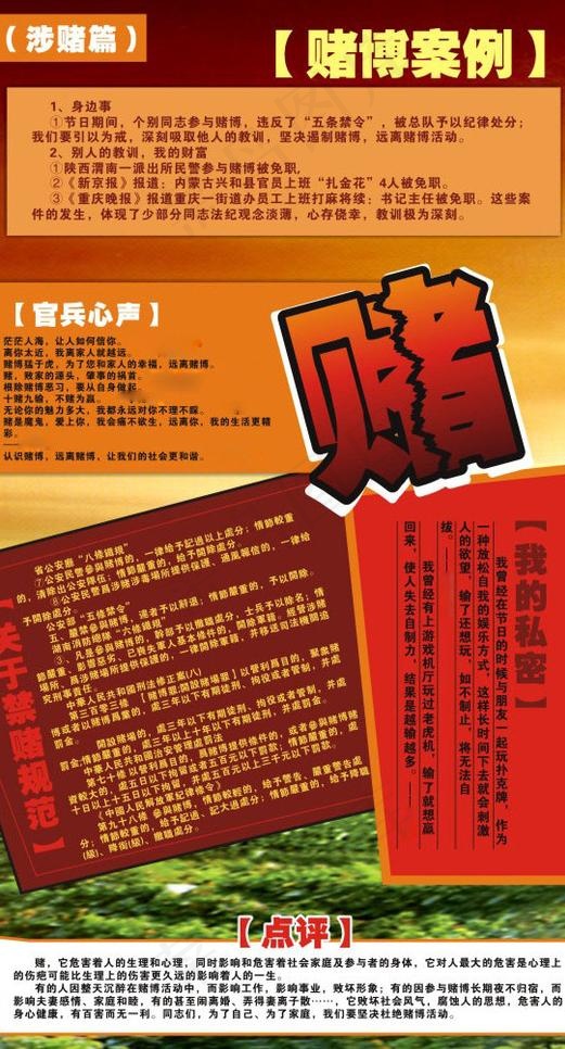 赌博安全警示教育图片cdr矢量模版下载