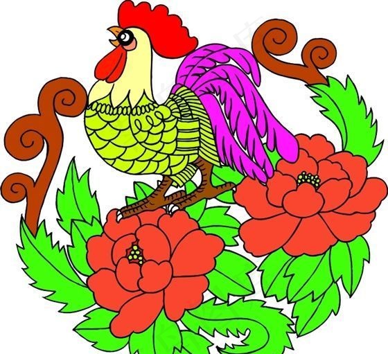 吉祥图案 中华传统图案 动物装饰图案 矢量素材 CDR格式_0065cdr矢量模版下载