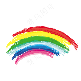 彩色的彩虹免抠图彩色的彩虹免抠图