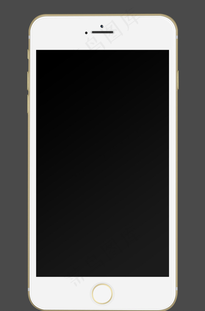 苹果手机iPhone6 正面图片psd模版下载