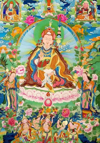 莲花生大士图片