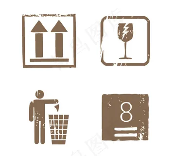 纸箱安全标志 纸箱安全标志