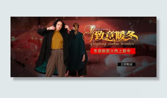 冬季女装新款羊绒大衣海报