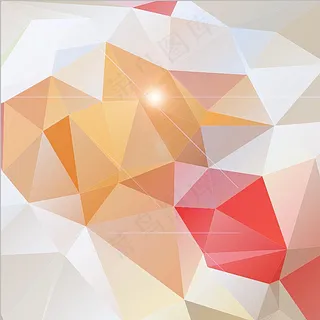 清新几何背景图片