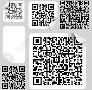 二维码贴纸标签图片