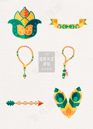 创意波西米亚风格装饰图案