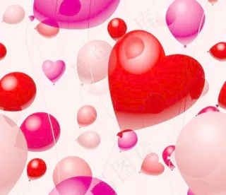 矢量花纹桃心背景矢量素材