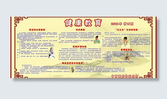 中医知识宣传栏图片