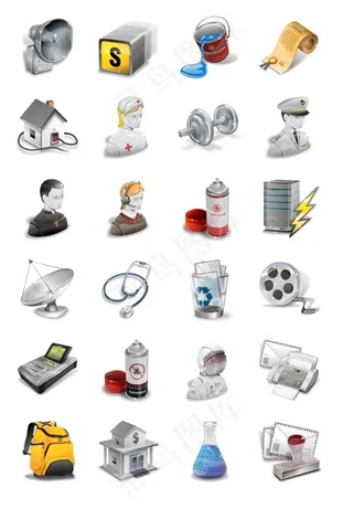 家庭生活用品图标下载