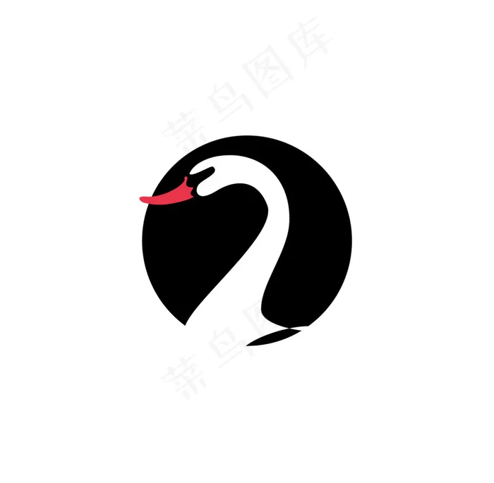 天鹅LOGO图形(764X748(DPI:72))psd模版下载