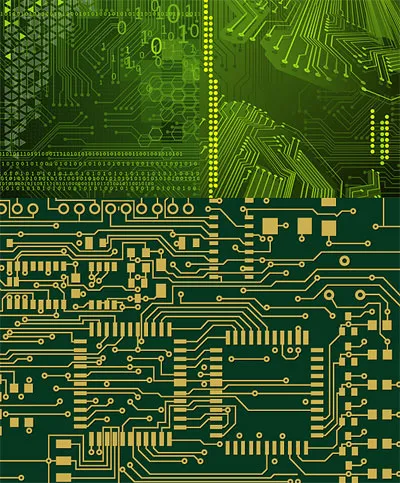 电子板电路板矢量素材ai矢量模版下载