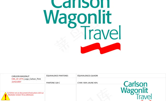 Carlson Wagonlit ...ai矢量模版下载