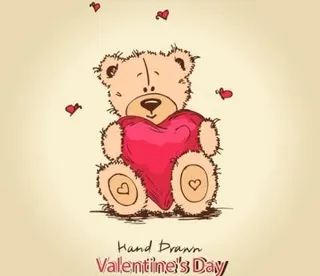 可爱的泰迪熊的背景01矢量