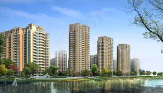 滨水楼盘图片