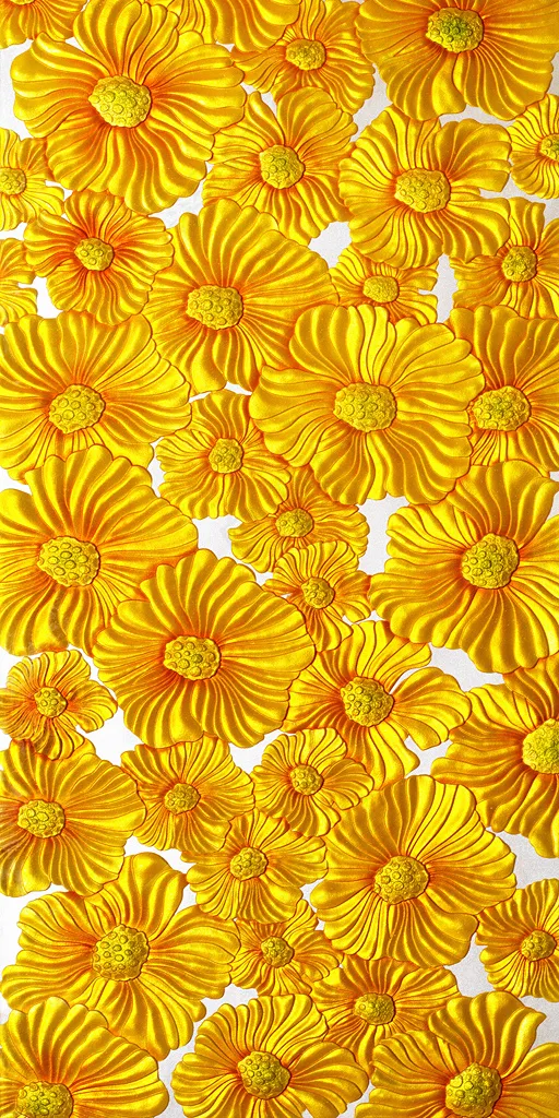 高清彩雕金色花朵图片下载(3402X6803(DPI:72))psd模版下载