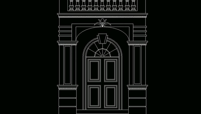 欧式构造 顶门图片