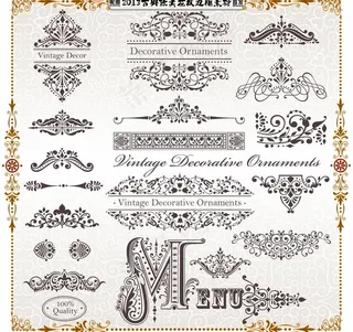 古典欧美花纹图片