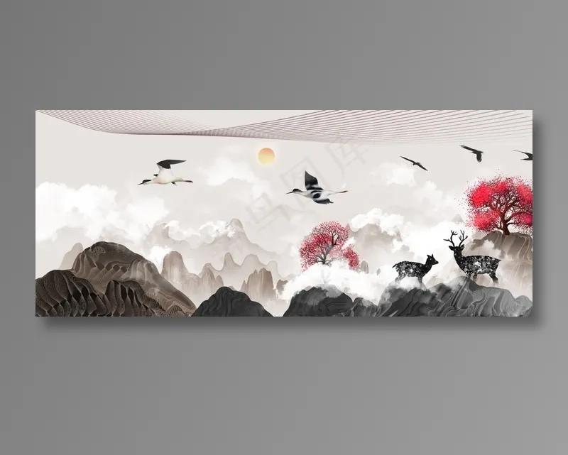 山水画(14).psdpsd模版下载