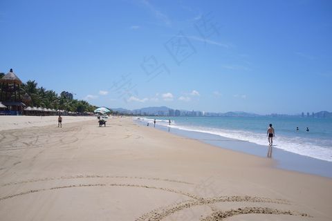 三亚海滩美景图片