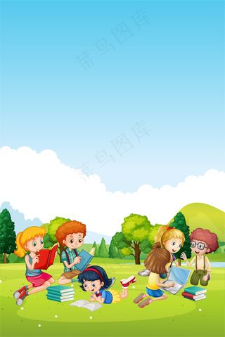 矢量儿童节海报背景