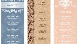 菜单背景图案01矢量