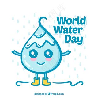 水纹水波纹浪花水珠夏季素材