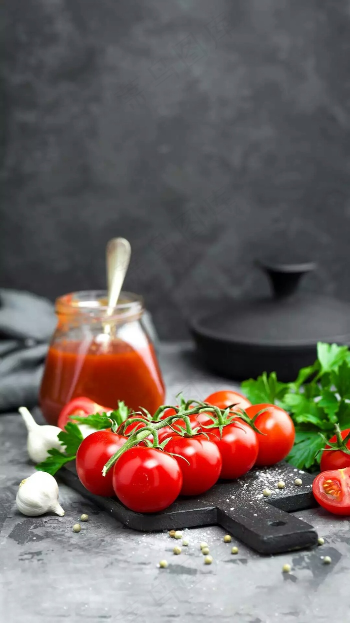 小西红柿高清摄影图片