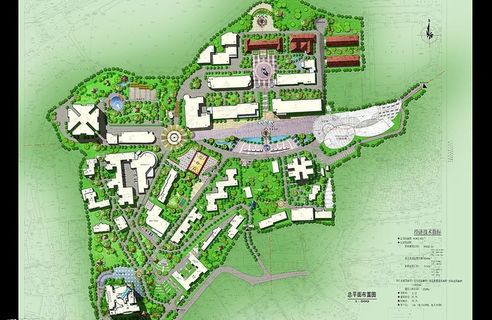 重庆某地平面布置图图片