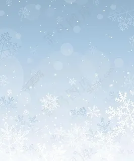 雪花背景矢量素材图片
