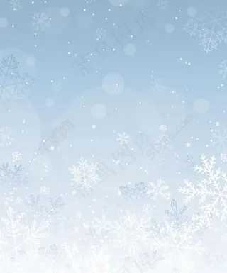 雪花背景矢量素材图片