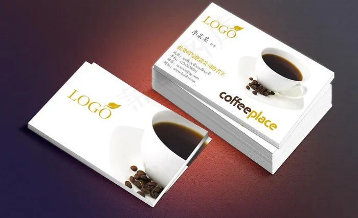 咖啡名片图片