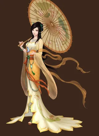 唐雨柔宣传图2d撑伞版图片