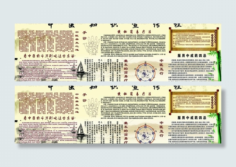 中医文化图片(7244X2441(DPI:40))psd模版下载