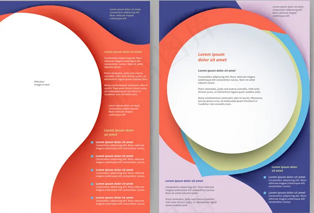 简洁封面下载eps,ai矢量模版下载