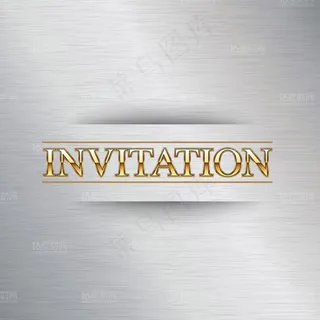 创意邀请函设计矢量素材