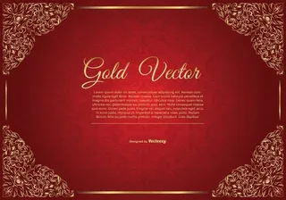 优雅的金红色的背景说明