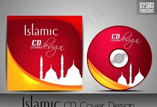 教堂背景 光盘包装图片