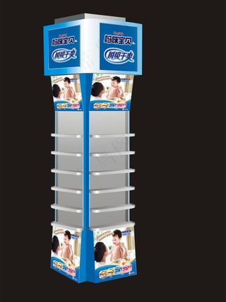 妈咪宝贝包柱效果图图片