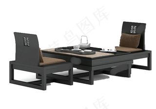 餐桌椅模型素材